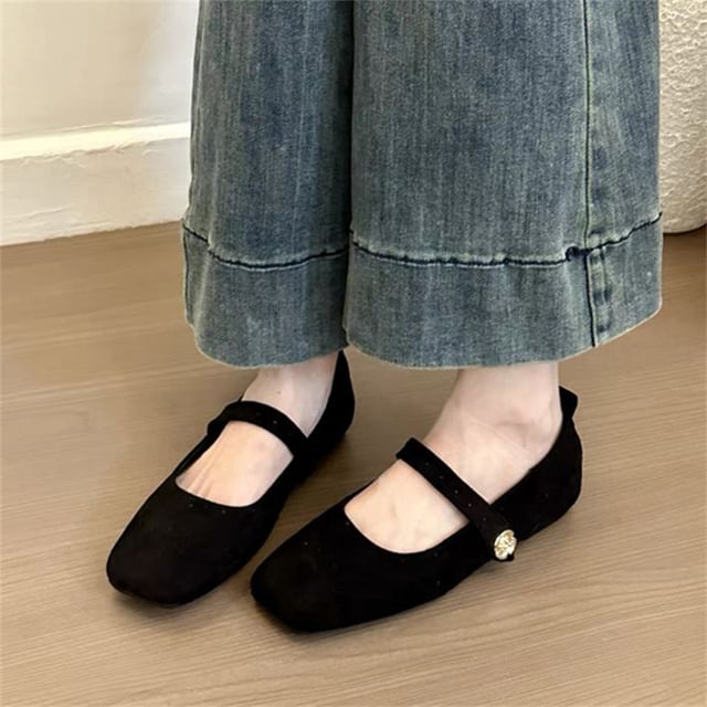 Square-Toe Mary Shoes Jane