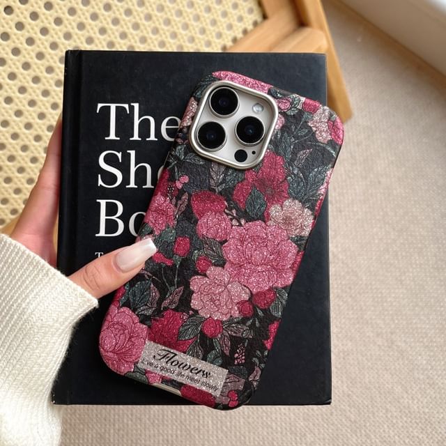 Set / Case Strap Floral Phone
