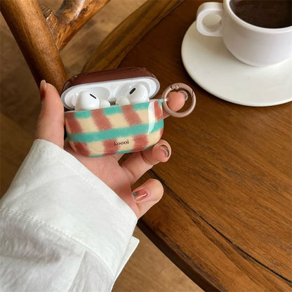 AirPods / Plaid Skin Pro Charm Set Earphone Case