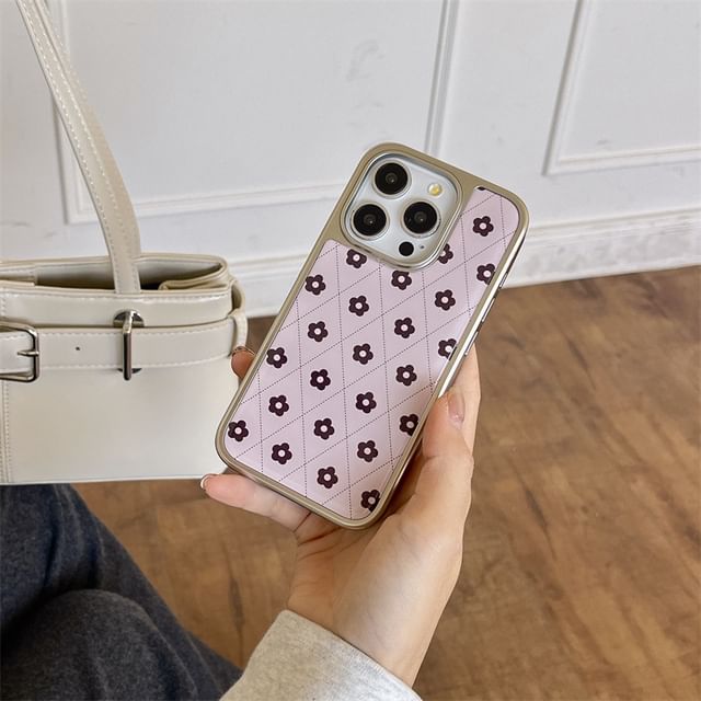Floral Case Phone Argyle