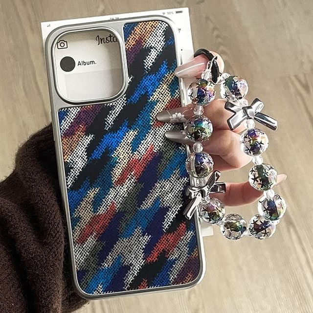 Strap Case Houndstooth / Phone Set