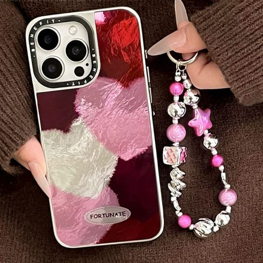 / Phone Set Strap Heart Case