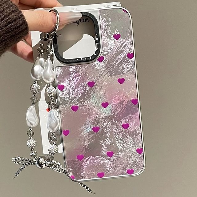 Phone Case Set Heart Strap /