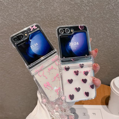 Heart / Bow Phone Case / Strap / Set