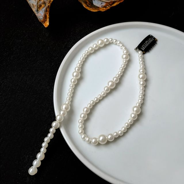 Pearl Hairband Faux Beaded