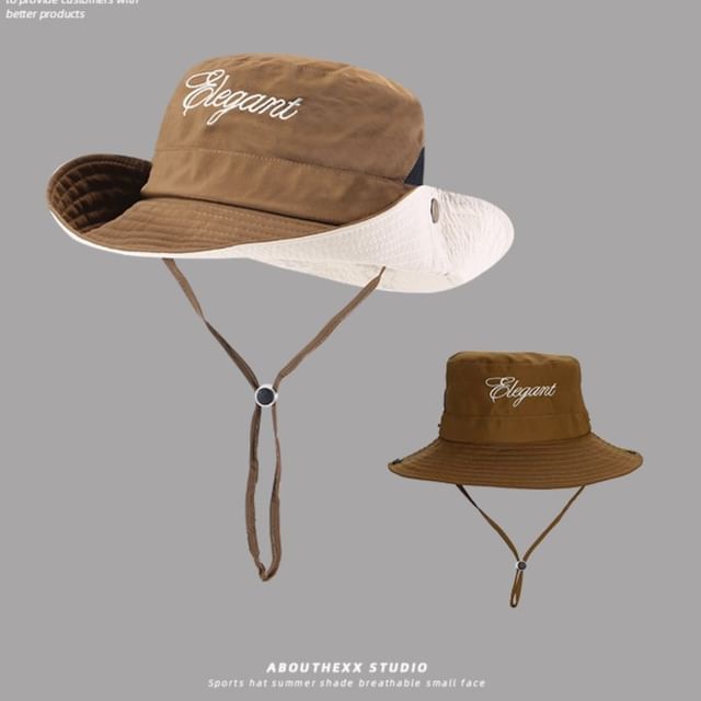 Embroidered Boonie Hat Lettering