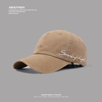 Baseball Embroidered Cap Lettering