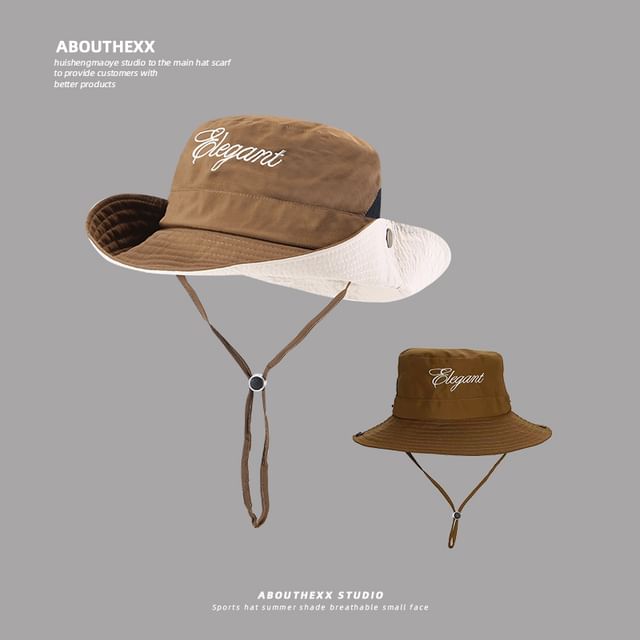 Embroidered Boonie Hat Lettering