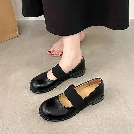 Faux Jane Leather Pumps Mary