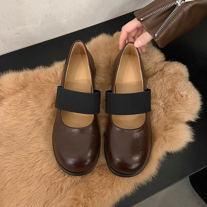 Faux Jane Leather Pumps Mary