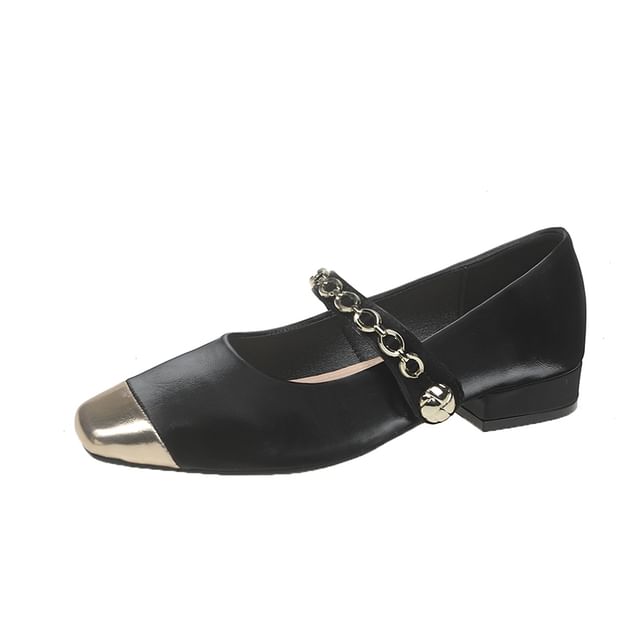 Toe Square Jane Pumps Cap Mary
