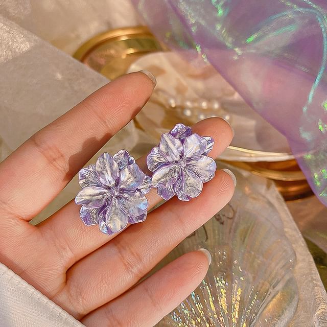 Drop Designs) (Various Earring / Butterfly Stud Flower