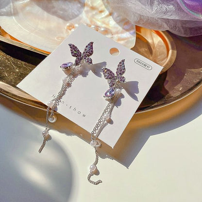 Drop Designs) (Various Earring / Butterfly Stud Flower