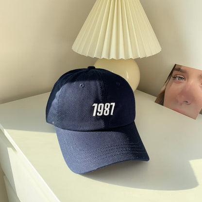 Number Embroidered Baseball Cap