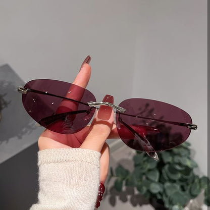 Retro Frameless Sunglasses