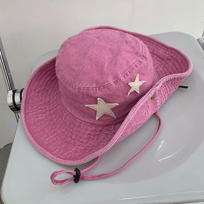 Washed Hat Star Boonie Applique
