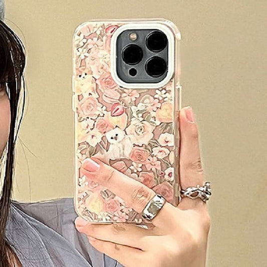Cat Case Phone Floral