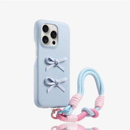 with Ribbon Phone Strap Case