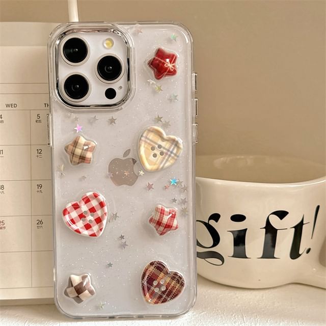 Case Button Phone Star