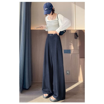 Waist High Jeans Wide Designs) Leg (Various