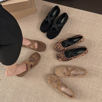 Strap Hidden Cross Wedge Mary Shoes Jane