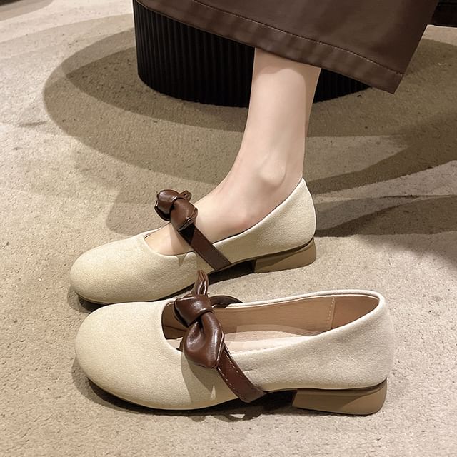 Mary Tone Jane Two Bow Shoes Accent