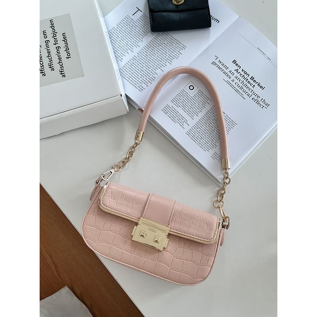 Faux Bag Shoulder Flap Leather