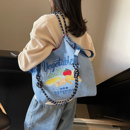 Bag Vegetable Embroidered Tote