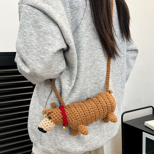 Knit Dog Bag Crossbody