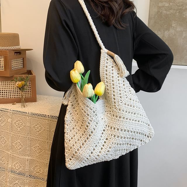 Crochet Bag Tote Lace