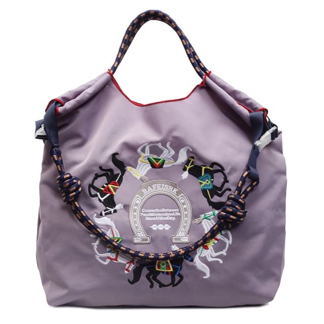Embroidered Horse Bag Crossbody
