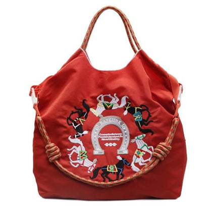 Embroidered Horse Bag Crossbody