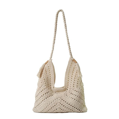 Crochet Bag Tote Lace