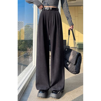 Designs) Print Waist High Leg (Various Dress Wide Pants