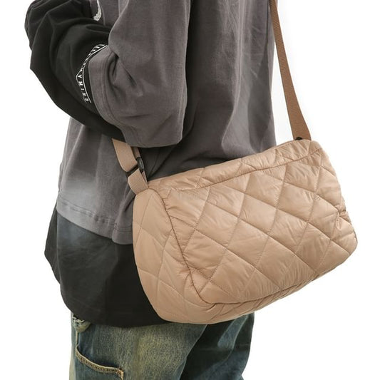 Plain Crossbody Bag Quilted