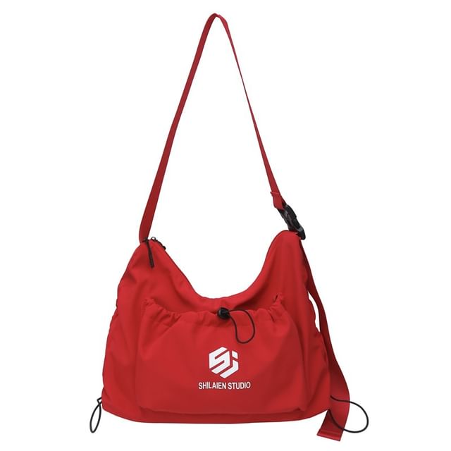 Bag Lettering Crossbody Drawstring