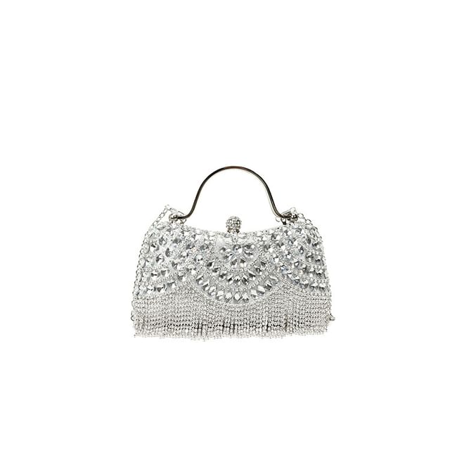 Bag Rhinestone Chain Crossbody Tasseled