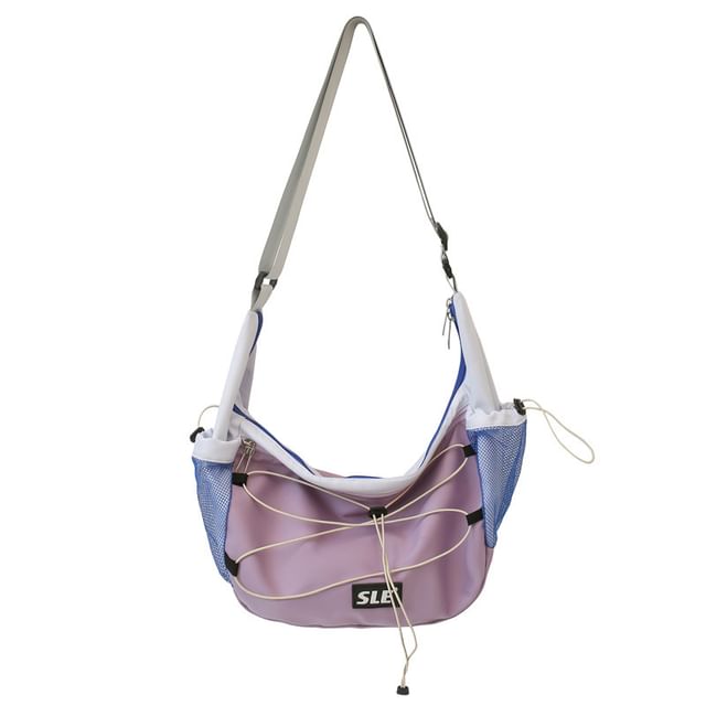 Logo Drawstring Bag Crossbody Lettering