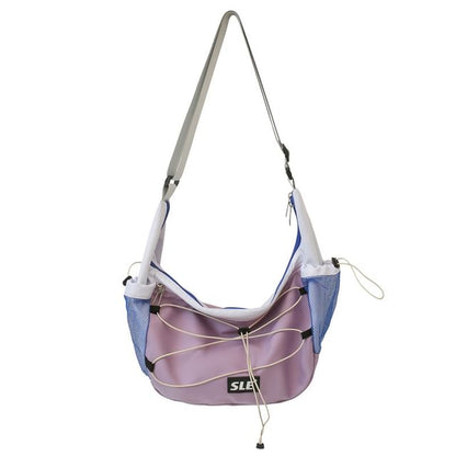 Logo Drawstring Bag Crossbody Lettering