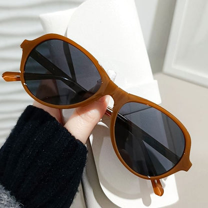 Plain Round Sunglasses