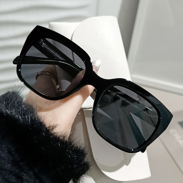 Oversized Plain Square Sunglasses