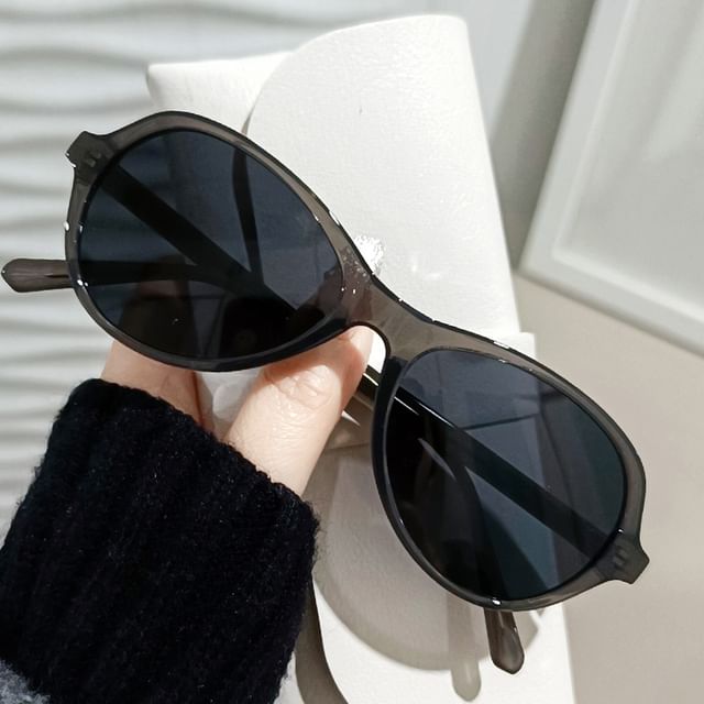Plain Round Sunglasses