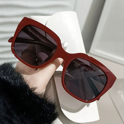 Oversized Plain Square Sunglasses