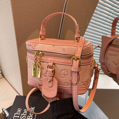 Crossbody Leather Print Faux Bag Cartoon