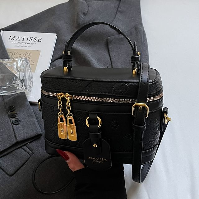 Crossbody Leather Print Faux Bag Cartoon