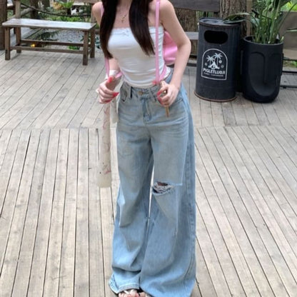 Ruched Bow Crop Trim Accent Top / Rise Mid Tube Lace Washed Plain