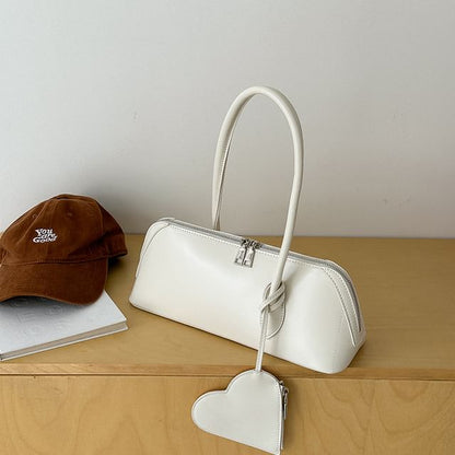 Purse Coin Heart Bag Leather Set: Shoulder + Faux