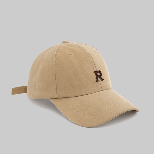 Applique Lettering Baseball Cap