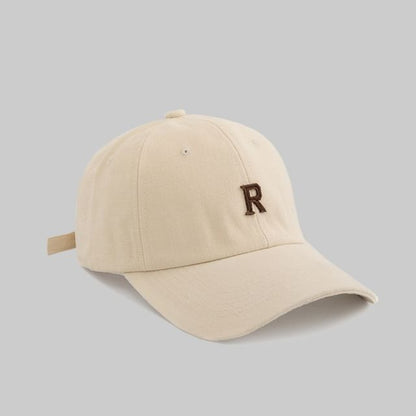 Applique Lettering Baseball Cap