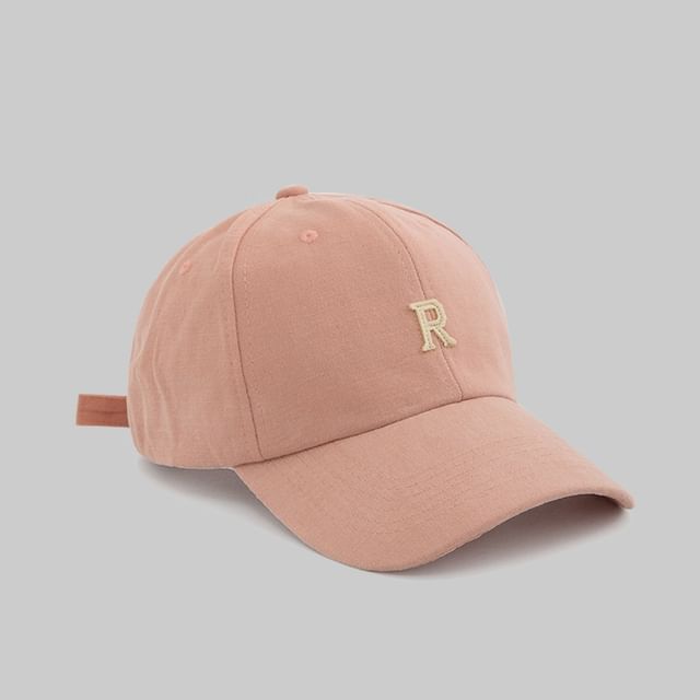 Applique Lettering Baseball Cap